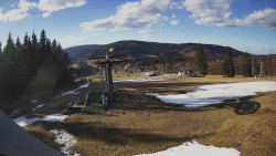 Horní část sjezdovky Skiareálu Ramzová