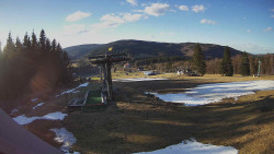 Horní část sjezdovky Skiareálu Ramzová