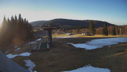 Horní část sjezdovky Skiareálu Ramzová