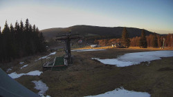 Horní část sjezdovky Skiareálu Ramzová