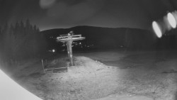 Horní část sjezdovky Skiareálu Ramzová