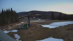 Horní část sjezdovky Skiareálu Ramzová