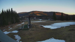 Horní část sjezdovky Skiareálu Ramzová