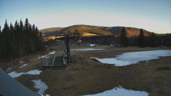 Horní část sjezdovky Skiareálu Ramzová