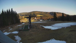 Horní část sjezdovky Skiareálu Ramzová