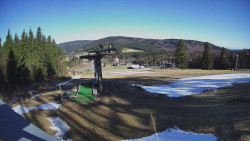 Horní část sjezdovky Skiareálu Ramzová