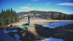 Horní část sjezdovky Skiareálu Ramzová