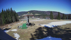 Horní část sjezdovky Skiareálu Ramzová