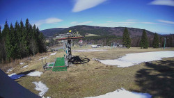 Horní část sjezdovky Skiareálu Ramzová