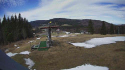 Horní část sjezdovky Skiareálu Ramzová