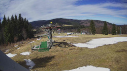 Horní část sjezdovky Skiareálu Ramzová