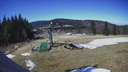 Horní část sjezdovky Skiareálu Ramzová