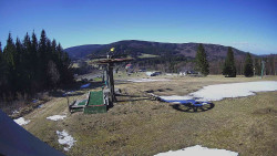 Horní část sjezdovky Skiareálu Ramzová