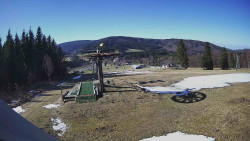 Horní část sjezdovky Skiareálu Ramzová