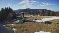 Horní část sjezdovky Skiareálu Ramzová