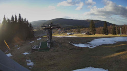 Horní část sjezdovky Skiareálu Ramzová