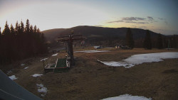 Horní část sjezdovky Skiareálu Ramzová