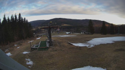 Horní část sjezdovky Skiareálu Ramzová