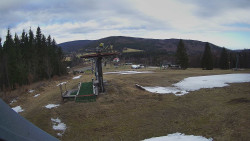 Horní část sjezdovky Skiareálu Ramzová