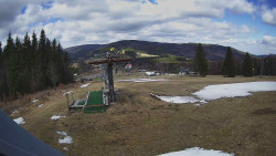 Horní část sjezdovky Skiareálu Ramzová