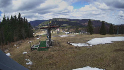 Horní část sjezdovky Skiareálu Ramzová