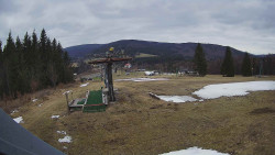 Horní část sjezdovky Skiareálu Ramzová