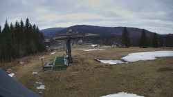 Horní část sjezdovky Skiareálu Ramzová