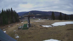 Horní část sjezdovky Skiareálu Ramzová