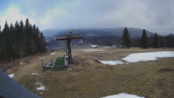 Horní část sjezdovky Skiareálu Ramzová