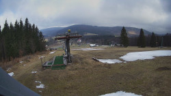 Horní část sjezdovky Skiareálu Ramzová