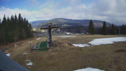 Horní část sjezdovky Skiareálu Ramzová