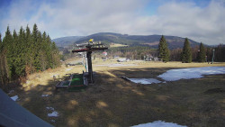 Horní část sjezdovky Skiareálu Ramzová