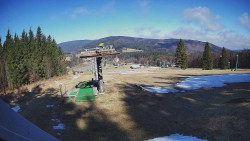 Horní část sjezdovky Skiareálu Ramzová