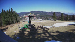 Horní část sjezdovky Skiareálu Ramzová