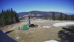 Horní část sjezdovky Skiareálu Ramzová