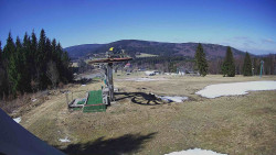 Horní část sjezdovky Skiareálu Ramzová