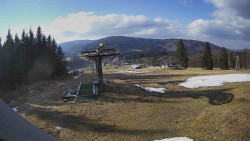 Horní část sjezdovky Skiareálu Ramzová