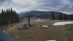 Horní část sjezdovky Skiareálu Ramzová