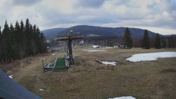 Horní část sjezdovky Skiareálu Ramzová