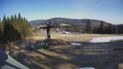 Horní část sjezdovky Skiareálu Ramzová