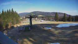 Horní část sjezdovky Skiareálu Ramzová