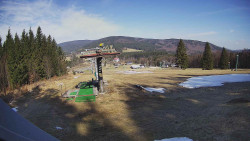 Horní část sjezdovky Skiareálu Ramzová