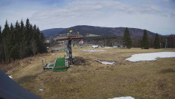 Horní část sjezdovky Skiareálu Ramzová