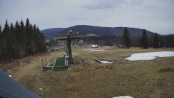 Horní část sjezdovky Skiareálu Ramzová