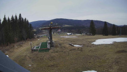 Horní část sjezdovky Skiareálu Ramzová