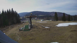 Horní část sjezdovky Skiareálu Ramzová