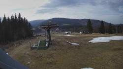 Horní část sjezdovky Skiareálu Ramzová