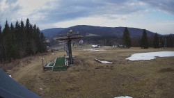 Horní část sjezdovky Skiareálu Ramzová