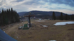 Horní část sjezdovky Skiareálu Ramzová