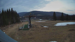 Horní část sjezdovky Skiareálu Ramzová